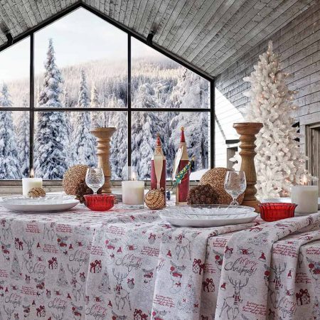 fata de masa Craciun Merry Christmas