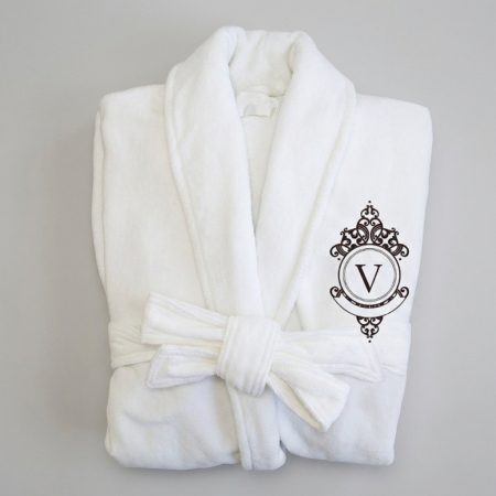 halata de baie cu monograma