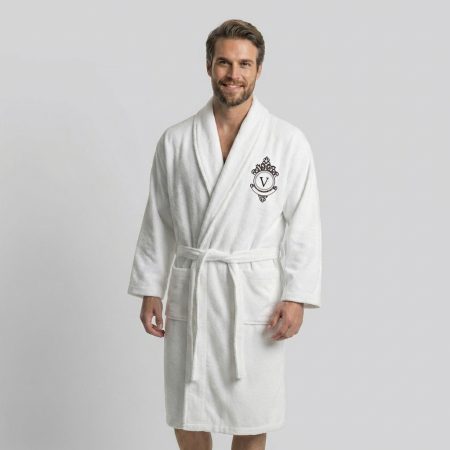 halata de baie cu monograma