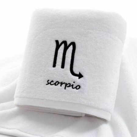 prosoape de baie 650 gr lux zodiac astrology scorpion