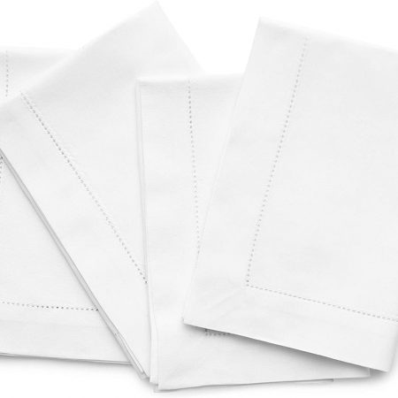 Set 4 È˜ervete de masă Hemstitch Cotton Luxury 45x45cm - Imagine 4