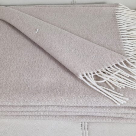 patura lână 100% merino bej
