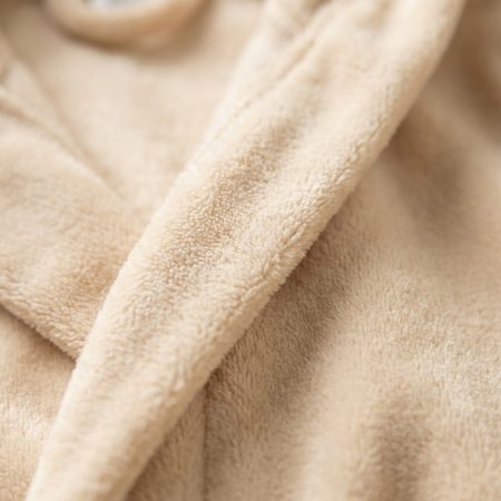 halat de baie copii beige