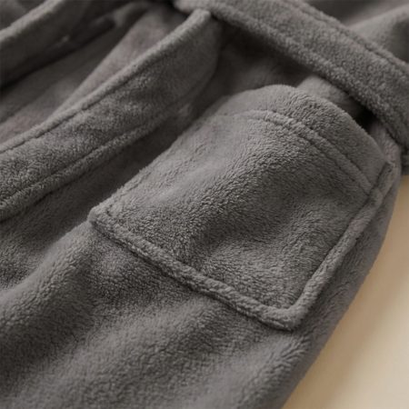 halat de baie copii antracit premium