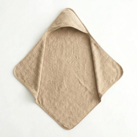 prosop cu gluga copii beige